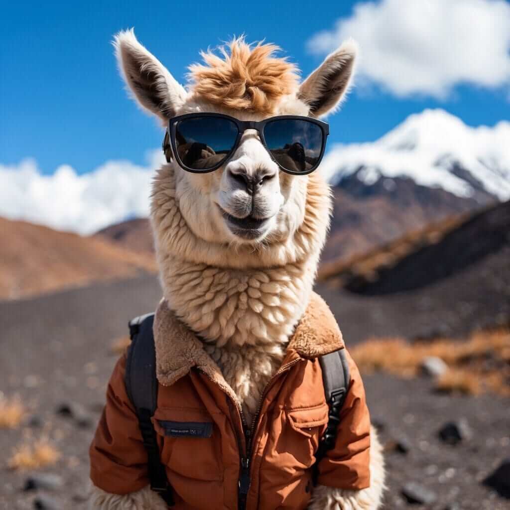 Llama Alpaca Quilotoa